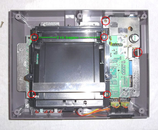 une photo retrait pcb dezonage nintendo nes